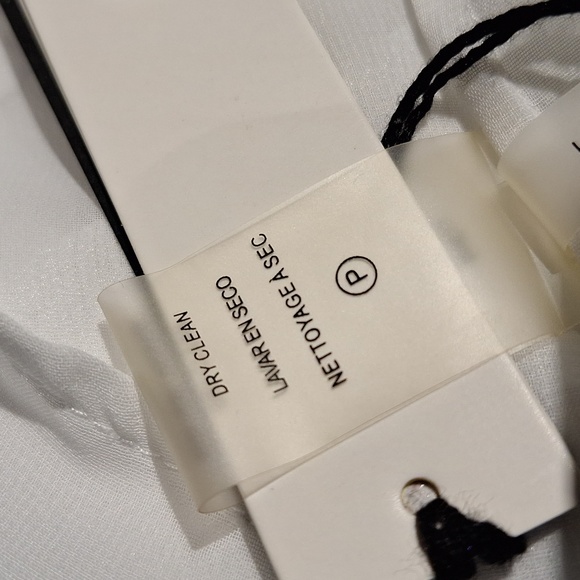 Tommy Hilfiger Sleeveless Blouse Textured Satin Stripes - Picture 11 of 11